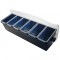 Bar Organizer 6 Θέσεων Πλαστικό Μαύρο The Bars
