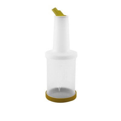 Διανεμητής Υγρών Πλαστικός 1000ml Λευκός Με Κίτρινο Στόμιο The Bars Διανεμητής Υγρών Πλαστικός 1000ml Λευκός Με Κίτρινο Στόμιο The Bars