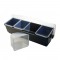 Bar Organizer 4 Θέσεων Πλαστικό Μαύρο The Bars