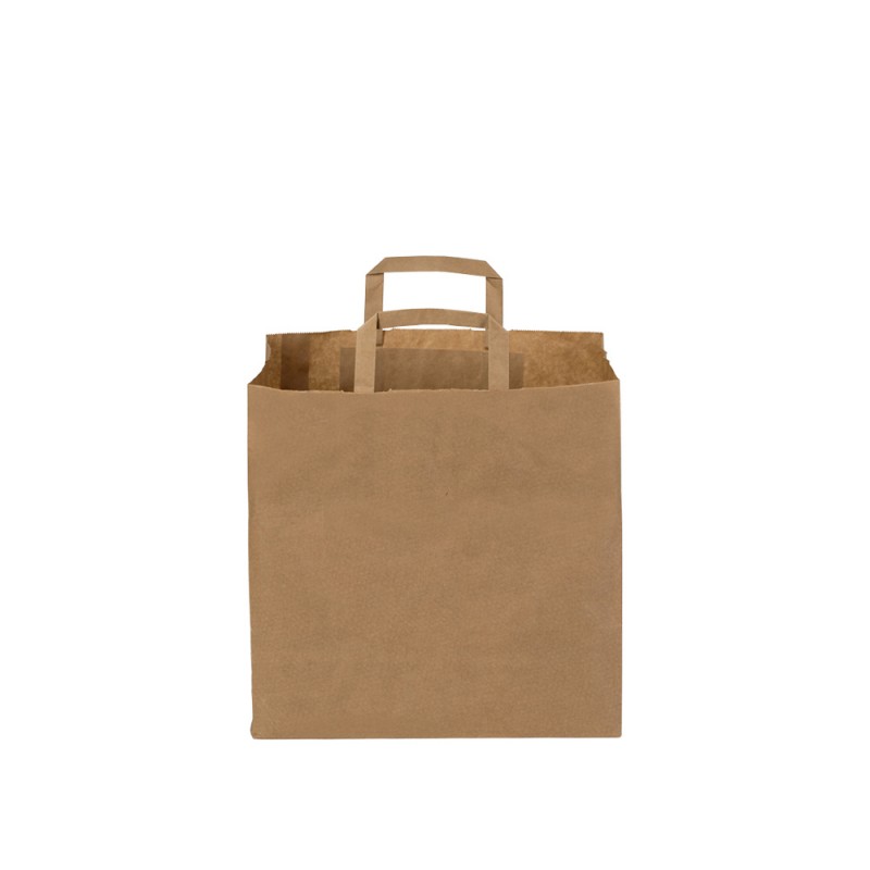 Σακούλα Χάρτινη Κραφτ Μ22xΠ12xΥ28cm Με Χέρι Tessera 250Τμχ