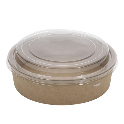 Μπωλ Σαλάτας Στρογγυλό Χάρτινο Κραφτ 1300ml Φ18.5xΥ7cm Με Επίστρωση PE 50Τμχ Μπωλ Σαλάτας Στρογγυλό Χάρτινο Κραφτ 1300ml Φ18.5xΥ7cm Με Επίστρωση PE 50Τμχ