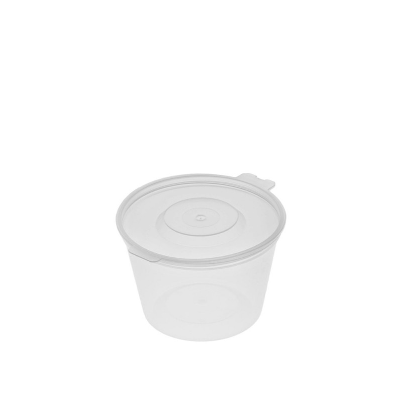 Σωσάκι PP 60ml 2oz Διάφανο Με Ενσωματωμένο Καπάκι 50Τμχ Σωσάκι PP 60ml 2oz Διάφανο Με Ενσωματωμένο Καπάκι 50Τμχ