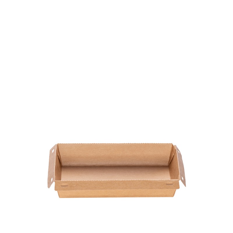Σκεύος Φαγητού Χάρτινο Κραφτ 500ml Μ17xΠ11xΥ4.5cm Με Καπάκι Pet Ασφαλείας 30Τμχ Σκεύος Φαγητού Χάρτινο Κραφτ 500ml Μ17xΠ11xΥ4.5cm Με Καπάκι Pet Ασφαλείας 30Τμχ