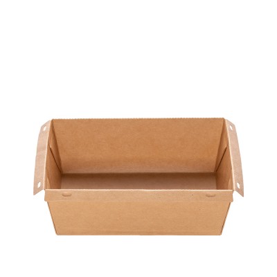 Σκεύος Φαγητού Χάρτινο Κραφτ 1500ml Μ20xΠ14xΥ8cm Με Καπάκι Pet Ασφαλείας 50Τμχ Σκεύος Φαγητού Χάρτινο Κραφτ 1500ml Μ20xΠ14xΥ8cm Με Καπάκι Pet Ασφαλείας 50Τμχ