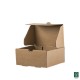 Κουτί Για Διπλό Burger Χάρτινο Κραφτ Μ22xΠ12xΥ9cm Tessera 100Τμχ