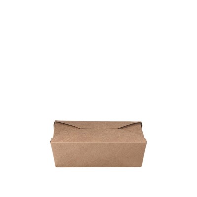 Κουτί Φάκελος Χάρτινο Κραφτ 1000ml Μ15xΠ12xΥ5cm Με Επίστρωση PE 50Τμχ