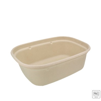 Σκεύος Φαγητού Ζαχαροκάλαμου 1100ml Μ22xΠ17xΥ5cm Κατάλληλο Για Μικροκύματα Tessera 50Τμχ