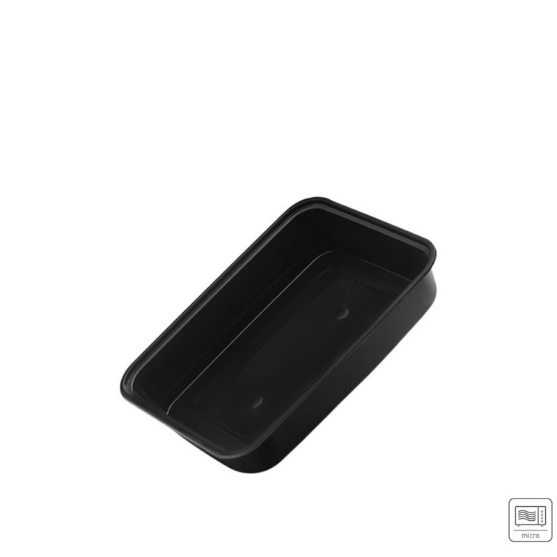Σκεύος Φαγητού Για Μικροκύματα PP 500ml Μ17.7xΠ12.5xΥ4cm Μαύρο Με Διάφανο Καπάκι 50Τμχ Σκεύος Φαγητού Για Μικροκύματα PP 500ml Μ17.7xΠ12.5xΥ4cm Μαύρο Με Διάφανο Καπάκι 50Τμχ