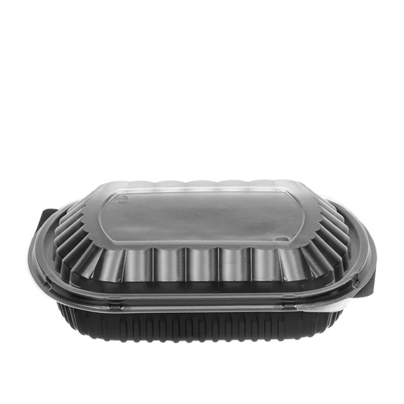 Σκεύος Φαγητού Για Μικροκύματα Οβάλ PP 1200ml Μ24.5xΠ20xΥ4.3cm Μαύρο Ripple Με Διάφανο Καπάκι Ν.129 50Τμχ Σκεύος Φαγητού Για Μικροκύματα Οβάλ PP 1200ml Μ24.5xΠ20xΥ4.3cm Μαύρο Ripple Με Διάφανο Καπάκι Ν.129 50Τμχ