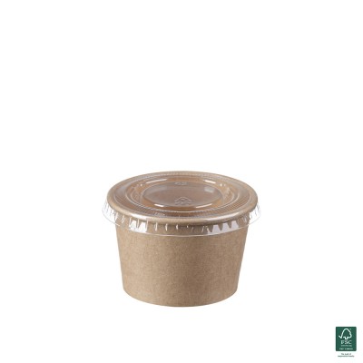 Σωσάκι Χάρτινο Κραφτ 60ml 2oz Φ6.2xΥ4cm Με Επίστρωση PE 100Τμχ Σωσάκι Χάρτινο Κραφτ 60ml 2oz Φ6.2xΥ4cm Με Επίστρωση PE 100Τμχ