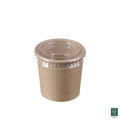 Σωσάκι Χάρτινο Κραφτ 120ml 4oz Φ6.2xΥ6cm Με Επίστρωση PE 100Τμχ Σωσάκι Χάρτινο Κραφτ 120ml 4oz Φ6.2xΥ6cm Με Επίστρωση PE 100Τμχ