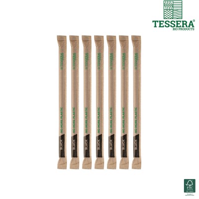 Καλαμάκια Σπαστά Χάρτινα Φ0.6xΜ21cm Μαύρα Συσκευασμένα 1/1 Tessera 500Τμχ Καλαμάκια Σπαστά Χάρτινα Φ0.6xΜ21cm Μαύρα Συσκευασμένα 1/1 Tessera 500Τμχ