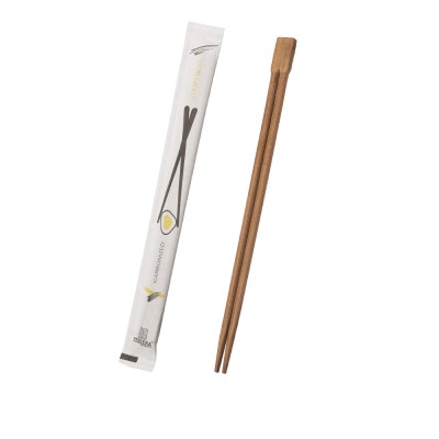 Chopsticks Μιας Χρήσης Carbonized Bamboo Μ23cm Συσκευασμένα 1/1 Tessera 100Τμχ Chopsticks Μιας Χρήσης Carbonized Bamboo Μ23cm Συσκευασμένα 1/1 Tessera 100Τμχ