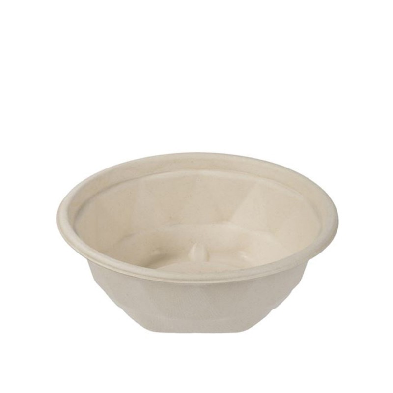 Μπωλ Σούπας Στρογγυλό Ζαχαροκάλαμου 650ml Φ16xΥ5.5cm Κατάλληλο Για Μικροκύματα Tessera 125Τμχ