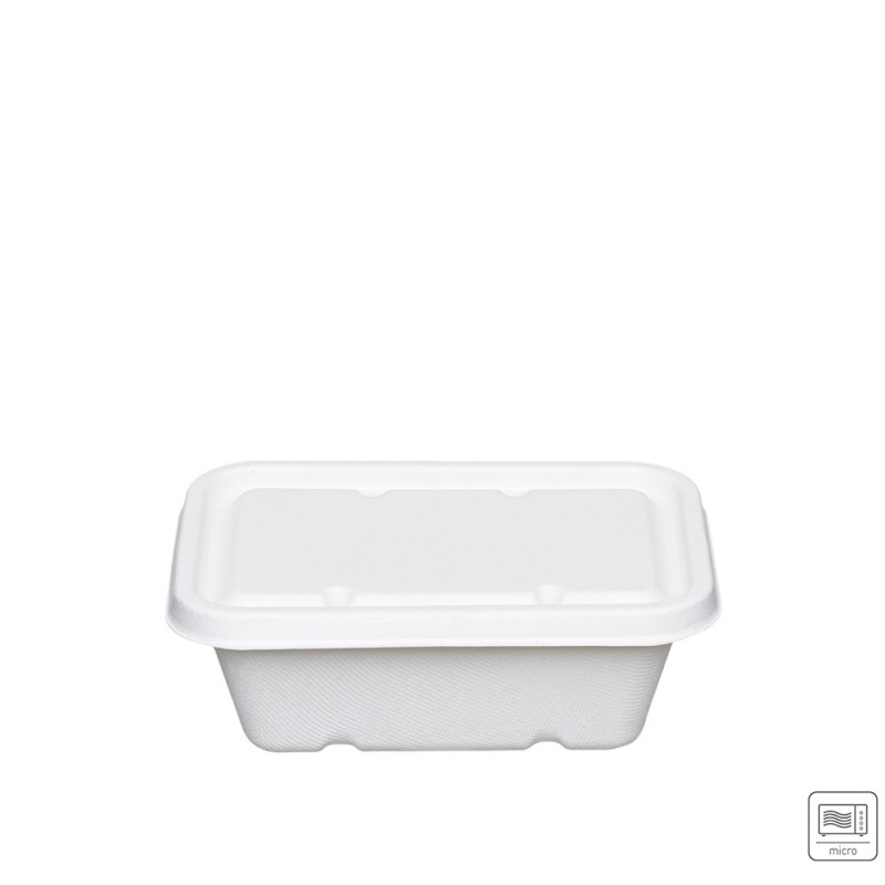 Σκεύος Φαγητού Ζαχαροκάλαμου 1000ml Μ18xΠ12.5xΥ7.5cm Κατάλληλο Για Μικροκύματα Tessera 125Τμχ