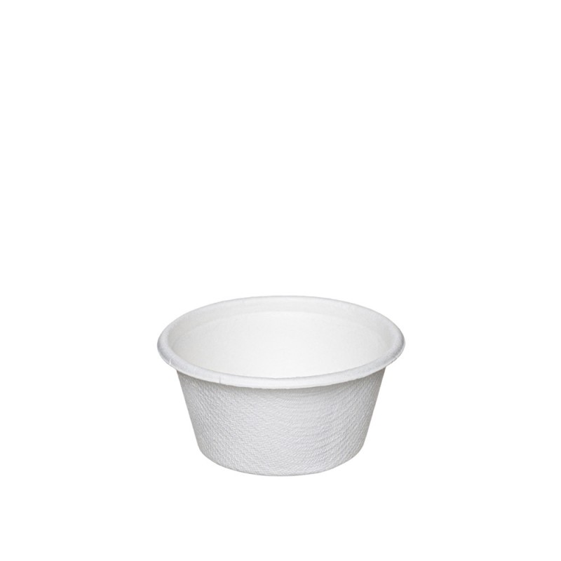 Σωσάκι Στρογγυλό Ζαχαροκάλαμου 60ml 2oz Φ6.3cm Με Καπάκι Ζαχαροκάλαμου Tessera 100Τμχ