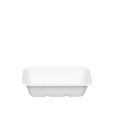 Σκεύος Φαγητού Ζαχαροκάλαμου 650ml Μ18xΠ12.5xΥ5.5cm Κατάλληλο Για Μικροκύματα Tessera 125Τμχ