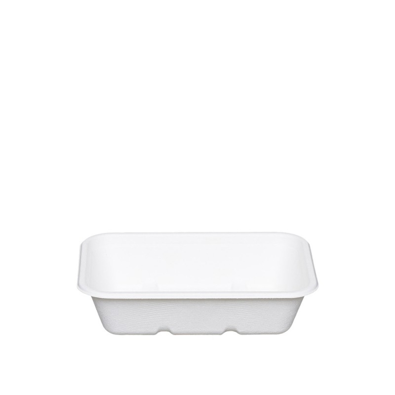 Σκεύος Φαγητού Ζαχαροκάλαμου 650ml Μ18xΠ12.5xΥ5.5cm Κατάλληλο Για Μικροκύματα Tessera 125Τμχ