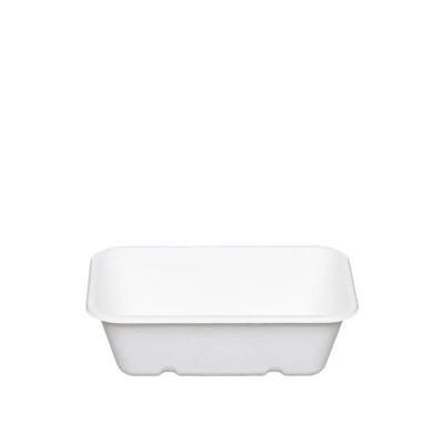 Σκεύος Φαγητού Ζαχαροκάλαμου 750ml Μ18xΠ12.5xΥ6.4cm Κατάλληλο Για Μικροκύματα Tessera 125Τμχ