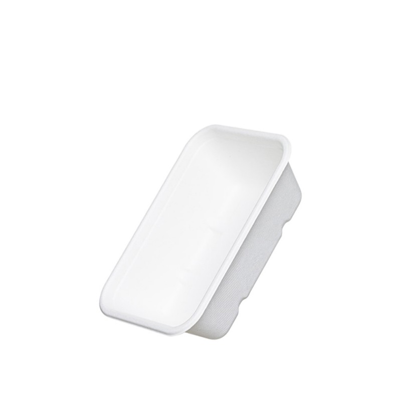 Σκεύος Φαγητού Ζαχαροκάλαμου 750ml Μ18xΠ12.5xΥ6.4cm Κατάλληλο Για Μικροκύματα Tessera 125Τμχ