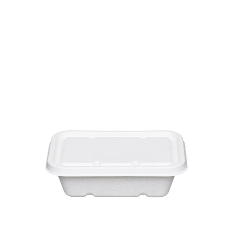 Σκεύος Φαγητού Ζαχαροκάλαμου 750ml Μ18xΠ12.5xΥ6.4cm Κατάλληλο Για Μικροκύματα Tessera 125Τμχ