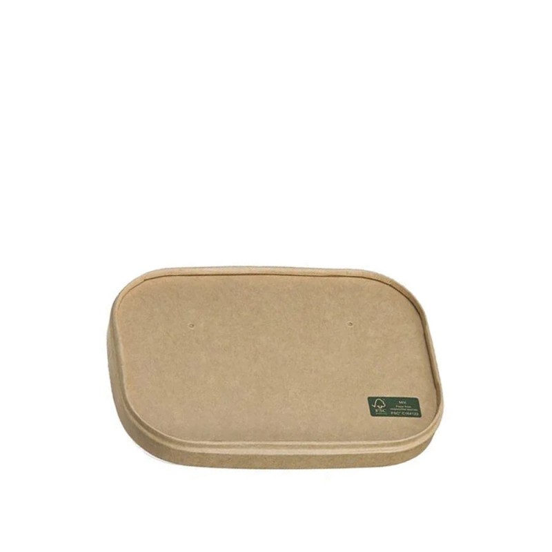 Καπάκι Χάρτινο Κραφτ Μ17.3xΠ12.3xΥ7.5cm Για Κουτί Φαγητού Κραφτ 1000ml Statione Wagon 50Τμχ Καπάκι Χάρτινο Κραφτ Μ17.3xΠ12.3xΥ7.5cm Για Κουτί Φαγητού Κραφτ 1000ml Statione Wagon 50Τμχ