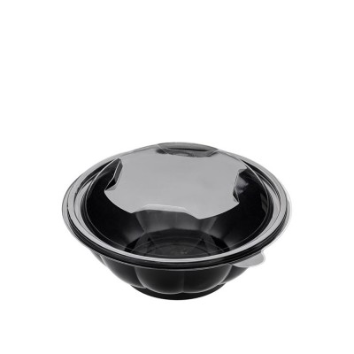 Μπωλ Σαλάτας Στρογγυλό PET 1000ml Φ18.9xΥ7.3cm Μαύρο 50Τμχ Μπωλ Σαλάτας Στρογγυλό PET 1000ml Φ18.9xΥ7.3cm Μαύρο 50Τμχ