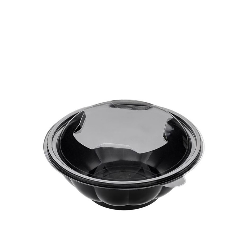 Μπωλ Σαλάτας Στρογγυλό PET 1000ml Φ18.9xΥ7.3cm Μαύρο 50Τμχ Μπωλ Σαλάτας Στρογγυλό PET 1000ml Φ18.9xΥ7.3cm Μαύρο 50Τμχ
