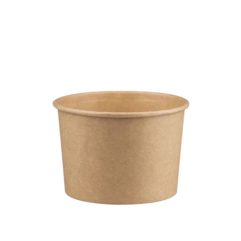 Μπωλ Σούπας Στρογγυλό Χάρτινο Κραφτ 500ml 16oz Φ11.3xΥ7.8cm 50Τμχ Μπωλ Σούπας Στρογγυλό Χάρτινο Κραφτ 500ml 16oz Φ11.3xΥ7.8cm 50Τμχ