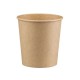 Μπωλ Σούπας Στρογγυλό Χάρτινο Κραφτ 750ml 26oz Φ11.3xΥ11.6cm 50Τμχ