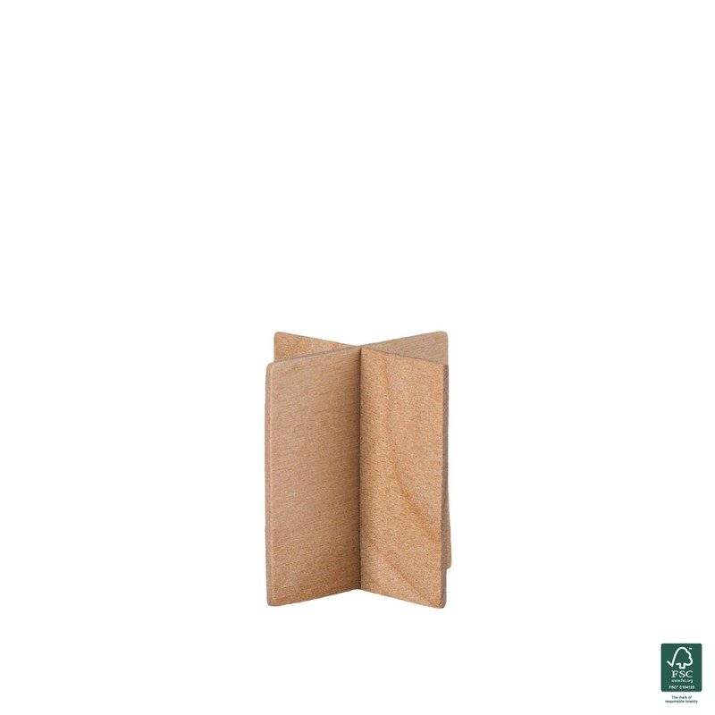 Τραπεζάκι Πίτσας Ξύλινο Μ3.8xΠ3.8xΥ1.5cm Tessera 50Τμχ