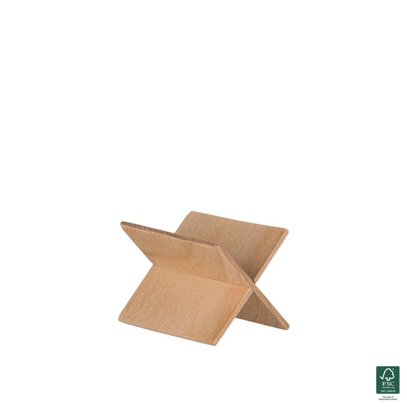 Τραπεζάκι Πίτσας Ξύλινο Μ3.8xΠ3.8xΥ1.5cm Tessera 50Τμχ