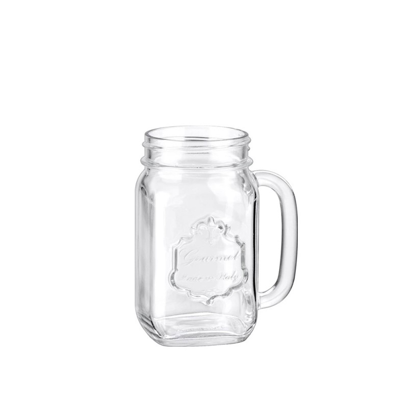 Ποτήρι Βάζο 480ml Φ6.7xΥ14.3cm Με Χέρι Country Borgonovo Ποτήρι Βάζο 480ml Φ6.7xΥ14.3cm Με Χέρι Country Borgonovo
