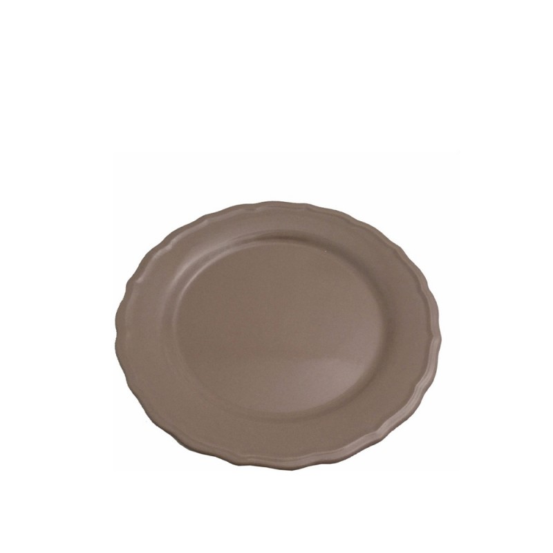 Πιάτο Ρηχό Κεραμικό Φ21cm Ανοιχτό Καφέ Juliet Happyware