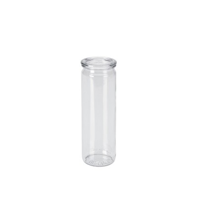 Βάζο Κυλινδρικό Γυάλινο 0.6lt Φ6xΥ21cm Με Γυάλινο Καπάκι Weck