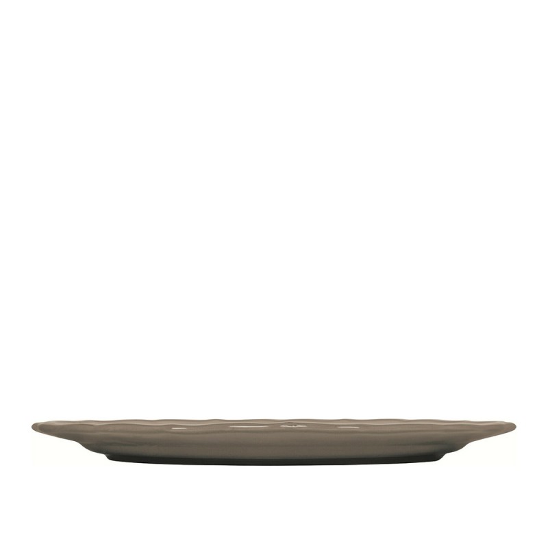 Πιατέλα Οβάλ Κεραμική Μ34cm Ανοιχτό Καφέ Juliet Happyware