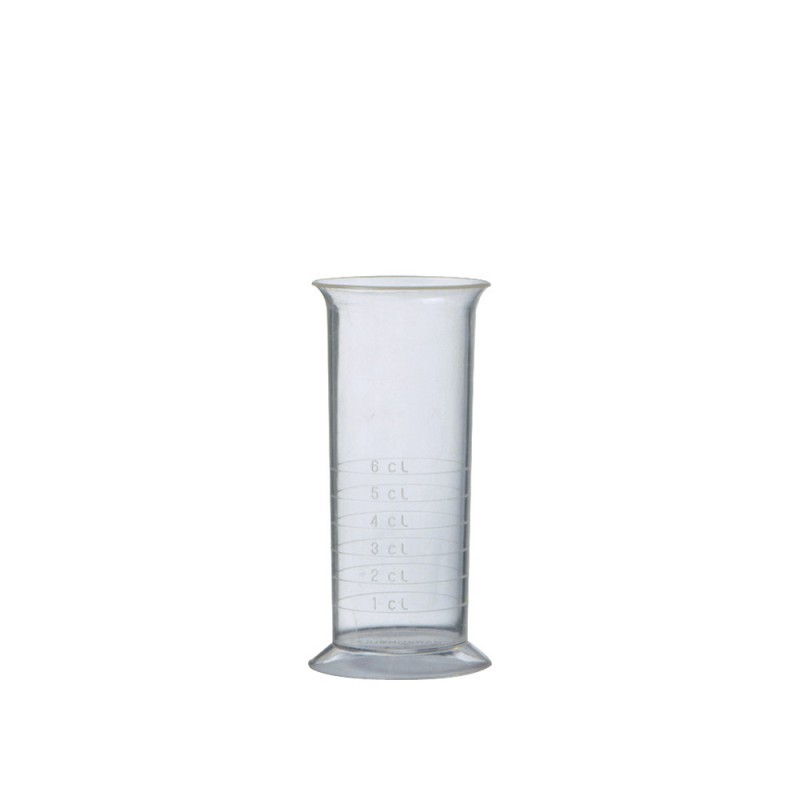 Μεζούρα Ποτών 1-60ml Κυλινδρική Πλαστική Με Διαβάθμιση Ανά 1ml APS Bar