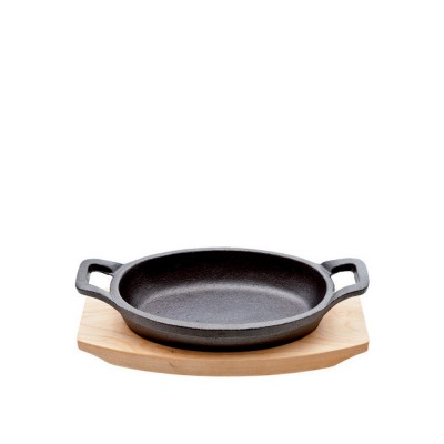 Σαγάνι Οβάλ Μαντεμένιο Μ20xΠ15cm Με Ξύλινη Βάση Cosy & Trendy Σαγάνι Οβάλ Μαντεμένιο Μ20xΠ15cm Με Ξύλινη Βάση Cosy & Trendy
