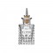 Bitter Bottle Σκαλιστό Τετράγωνο Γυάλινο 100ml Φ5.7xΥ13.5cm Elixir Luigi Bormioli