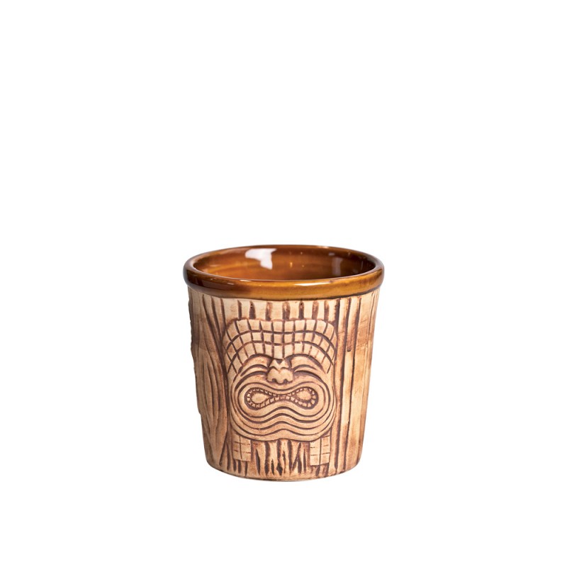 Ποτήρι Maitai Tiki Κεραμικό 430ml Φ9.7xΥ10cm Καφέ APS Bar Ποτήρι Maitai Tiki Κεραμικό 430ml Φ9.7xΥ10cm Καφέ APS Bar