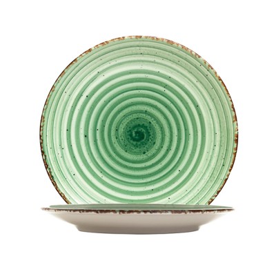 Πιάτο Ρηχό Πορσελάνινο Φ27cm Πράσινο Green Avanos Gural Porselen Πιάτο Ρηχό Πορσελάνινο Φ27cm Πράσινο Green Avanos Gural Porselen