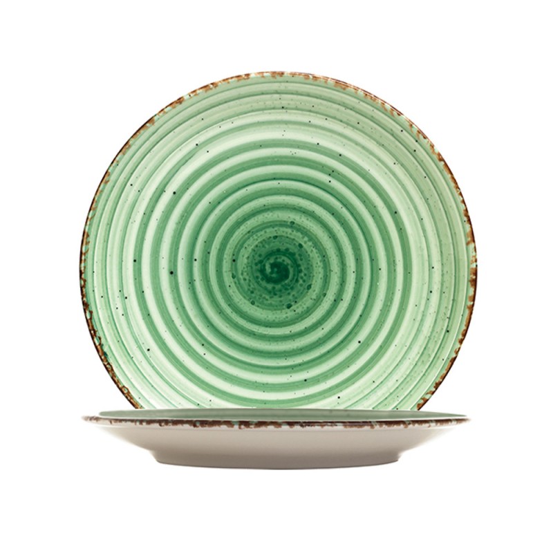 Πιάτο Ρηχό Πορσελάνινο Φ27cm Πράσινο Green Avanos Gural Porselen Πιάτο Ρηχό Πορσελάνινο Φ27cm Πράσινο Green Avanos Gural Porselen