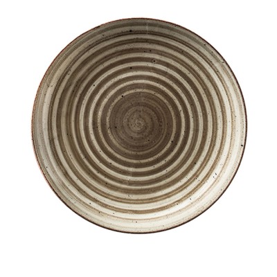 Πιάτο Ρηχό Πορσελάνινο Φ30cm Καφέ Terra Avanos Gural Porselen