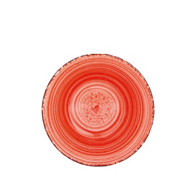 Πιάτο Βαθύ Πορσελάνινο Φ20cm Κόκκινο Red Avanos Gural Porselen