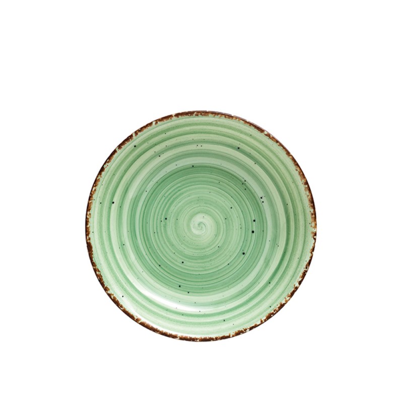 Πιάτο Βαθύ Πορσελάνινο Φ20cm Πράσινο Green Avanos Gural Porselen