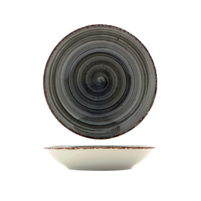 Πιάτο Βαθύ Πορσελάνινο Φ20cm Μαύρο Antracite Avanos Gural Porselen