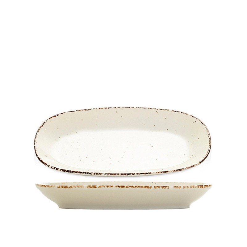 Πιατέλα Οβάλ Πορσελάνινη Μ24xΠ14cm Μπεζ Side Avanos Gural Porselen Πιατέλα Οβάλ Πορσελάνινη Μ24xΠ14cm Μπεζ Side Avanos Gural Porselen