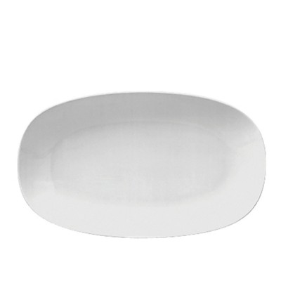 Πιατέλα Οβάλ Πορσελάνινη Μ34xΠ20cm Λευκή EO Gural Porselen