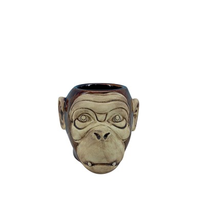 Ποτήρι Monkey Κεραμικό 550ml Φ12.5xΥ11cm Καφέ Σκούρο APS Bar