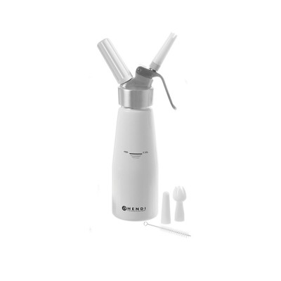 Σιφόν Σαντιγύς-Κρέμας Αλουμινίου 0.5lt Φ8xΥ26cm Λευκό Kitchen Line Hendi Σιφόν Σαντιγύς-Κρέμας Αλουμινίου 0.5lt Φ8xΥ26cm Λευκό Kitchen Line Hendi
